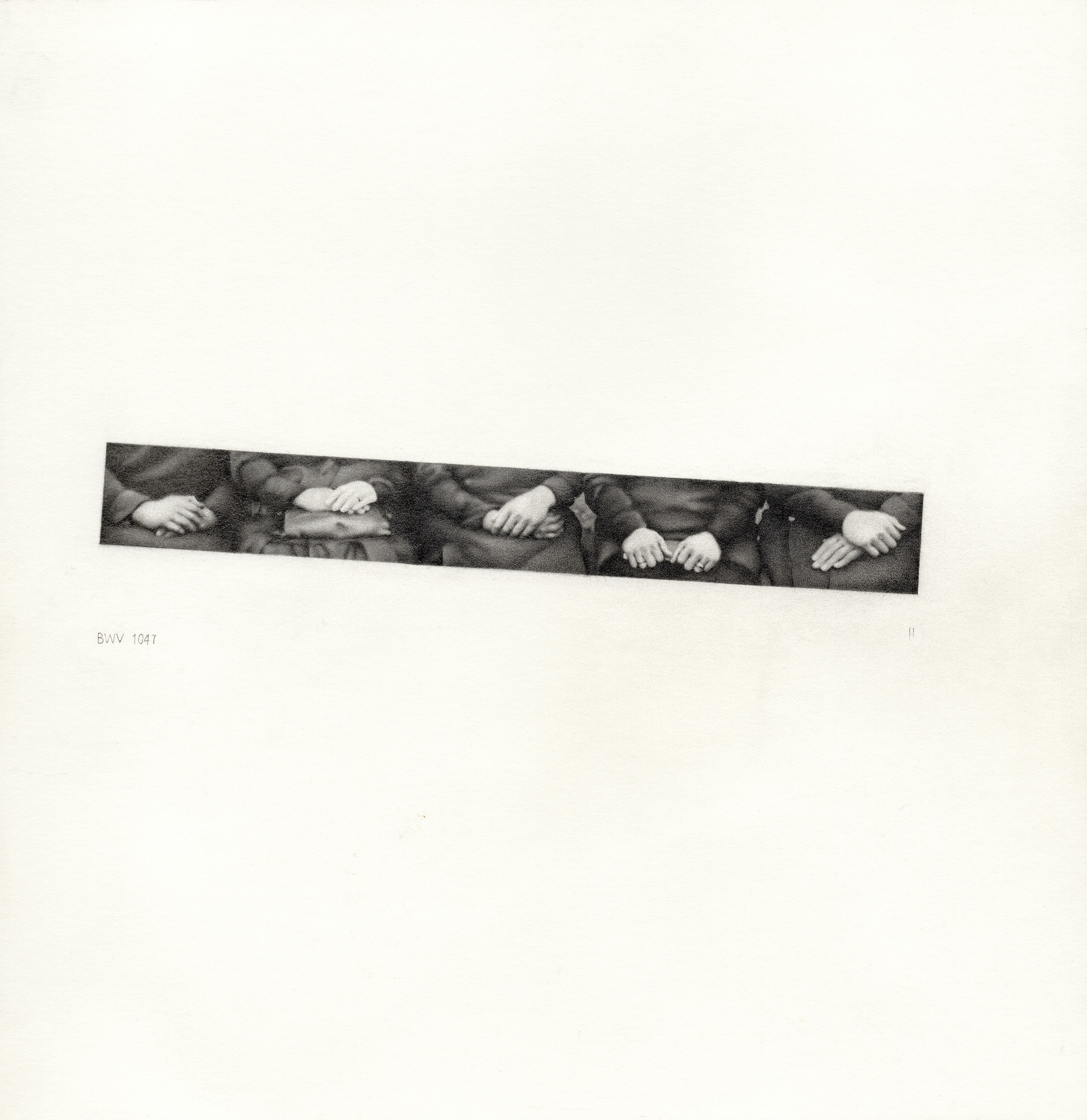 BWV 1047 II 22 x 22,5 cm graphite / paper 2024